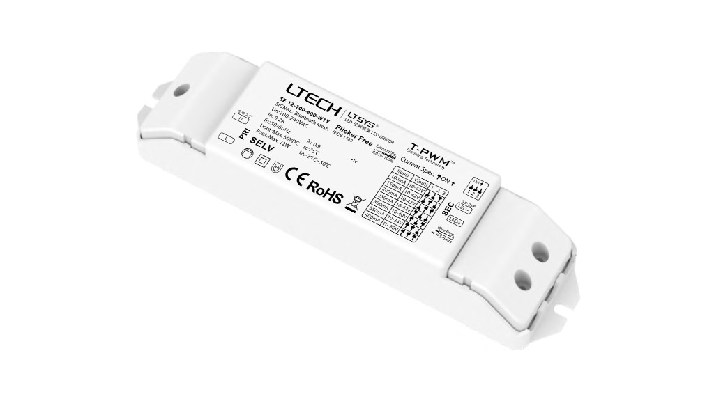 12W CC Dimmable Driver SE-12-100-400-W1Y