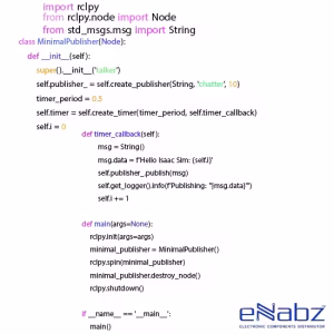 ایجاد node publisher