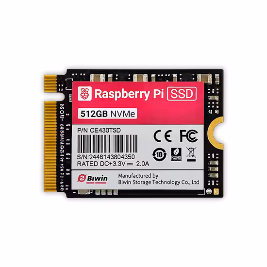 هارد SSD NVMe 512GB رزبری‌پای 5